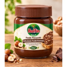 FINDIK PARÇACIKLI ÇİKOLATALI FINDIK KREMASI 400GR